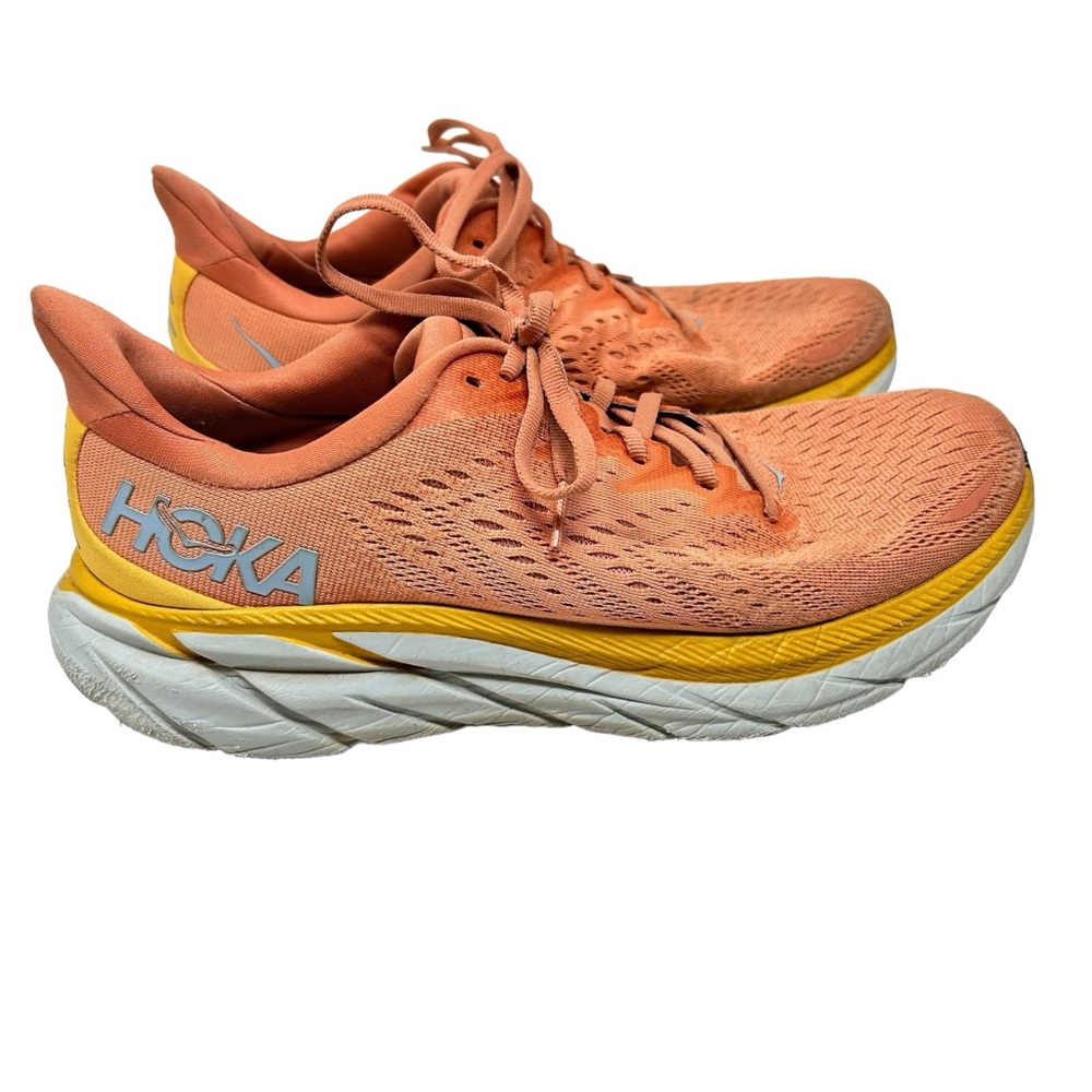 Hoka Orange and Yellow Women's Sneakers